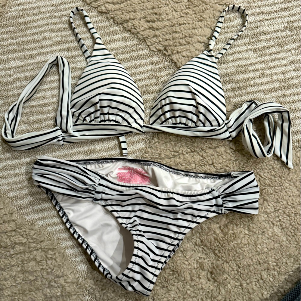 Victoria’s Secret Swim Top Bikini Halter and Bottom Matching